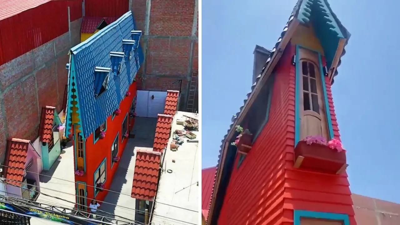 Görenler dönüp bir daha bakıyor, akın akın turist yağıyor! Bir evi 130 santimetreye sığdırdılar