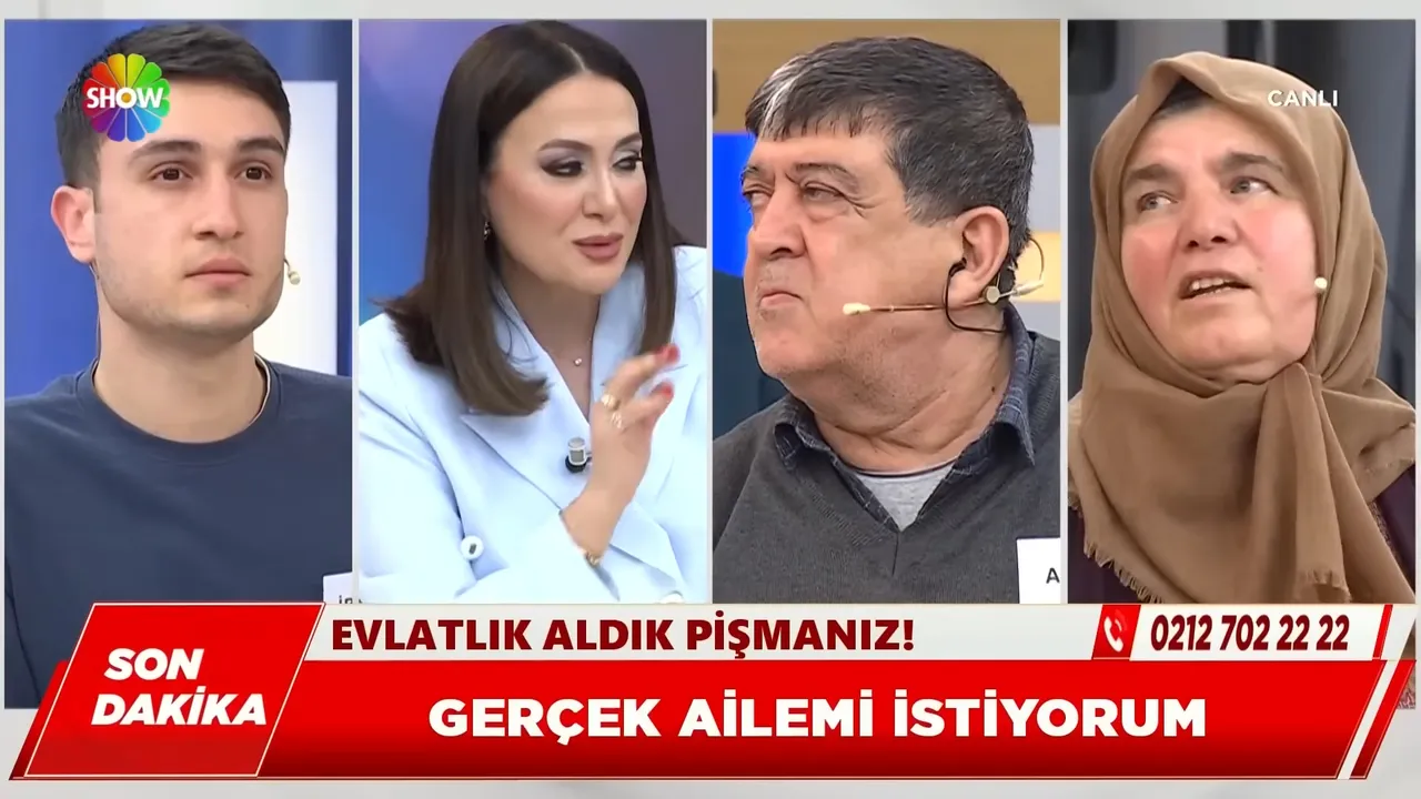 Canlı yayında anne ve üvey oğlu arasında gerilim: Evlatlık aldık pişmanız