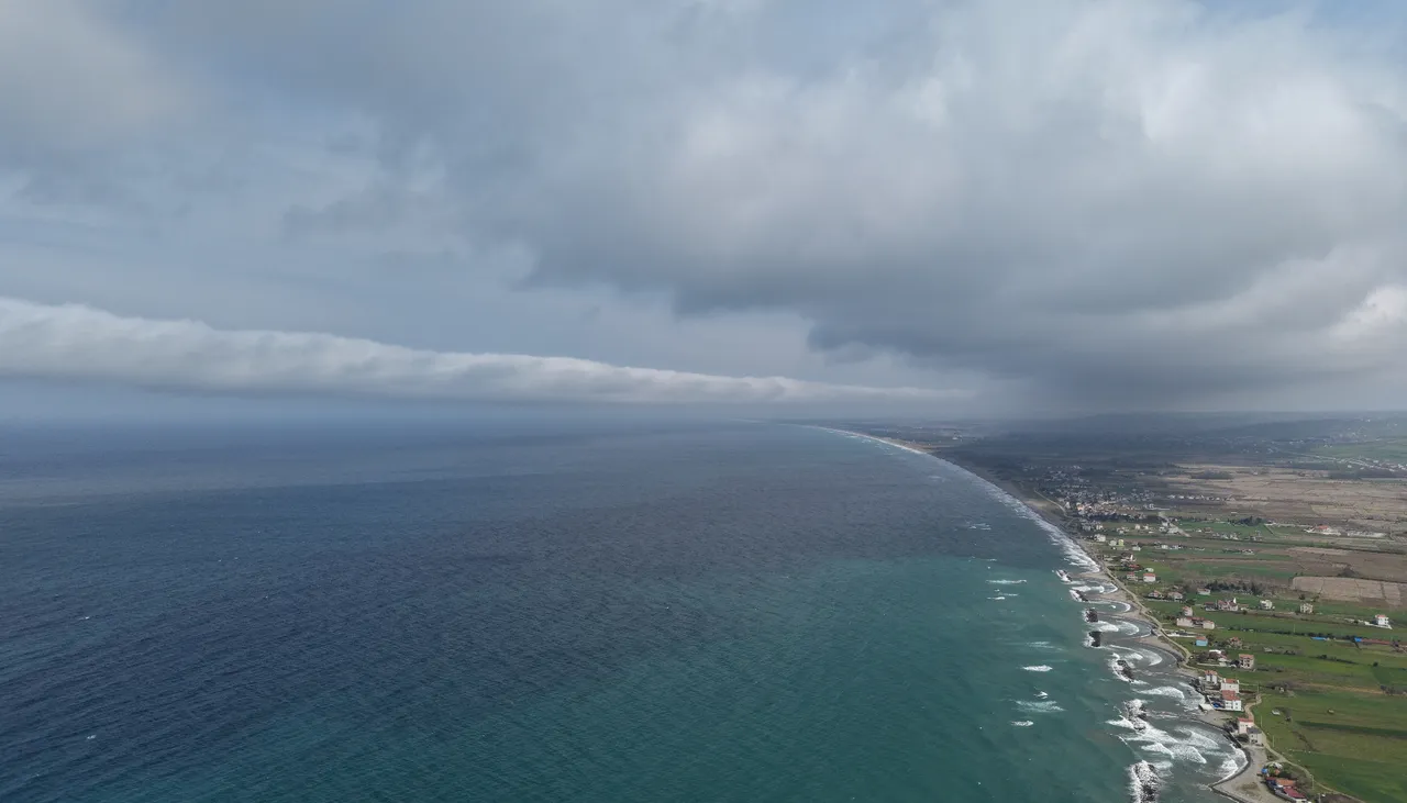 Samsun’da rulo bulut görüntülendi