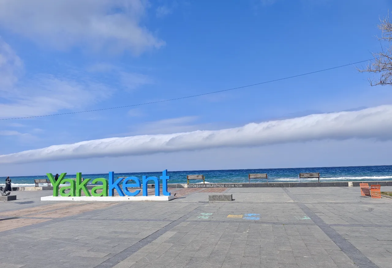 Samsun’da rulo bulut görüntülendi