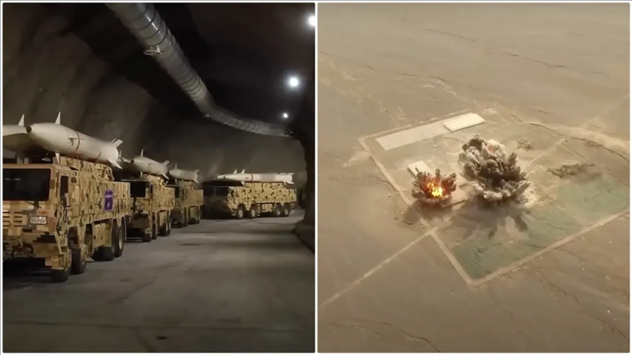 İran'ın Aslan Dağı'nın içindeki 