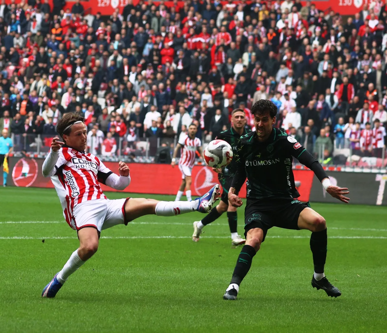 Samsunda gol düellosunda kazanan çıkmadı