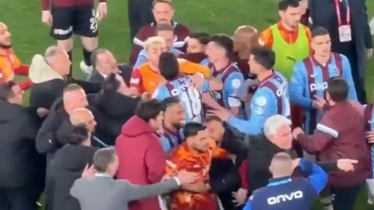 Maç sonunda yaşananlar