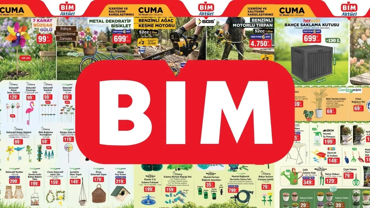 BİM 10 Nisan 2026 kataloğu çıktı! BİM aktüel ürünlerde bu Cuma neler var? 
