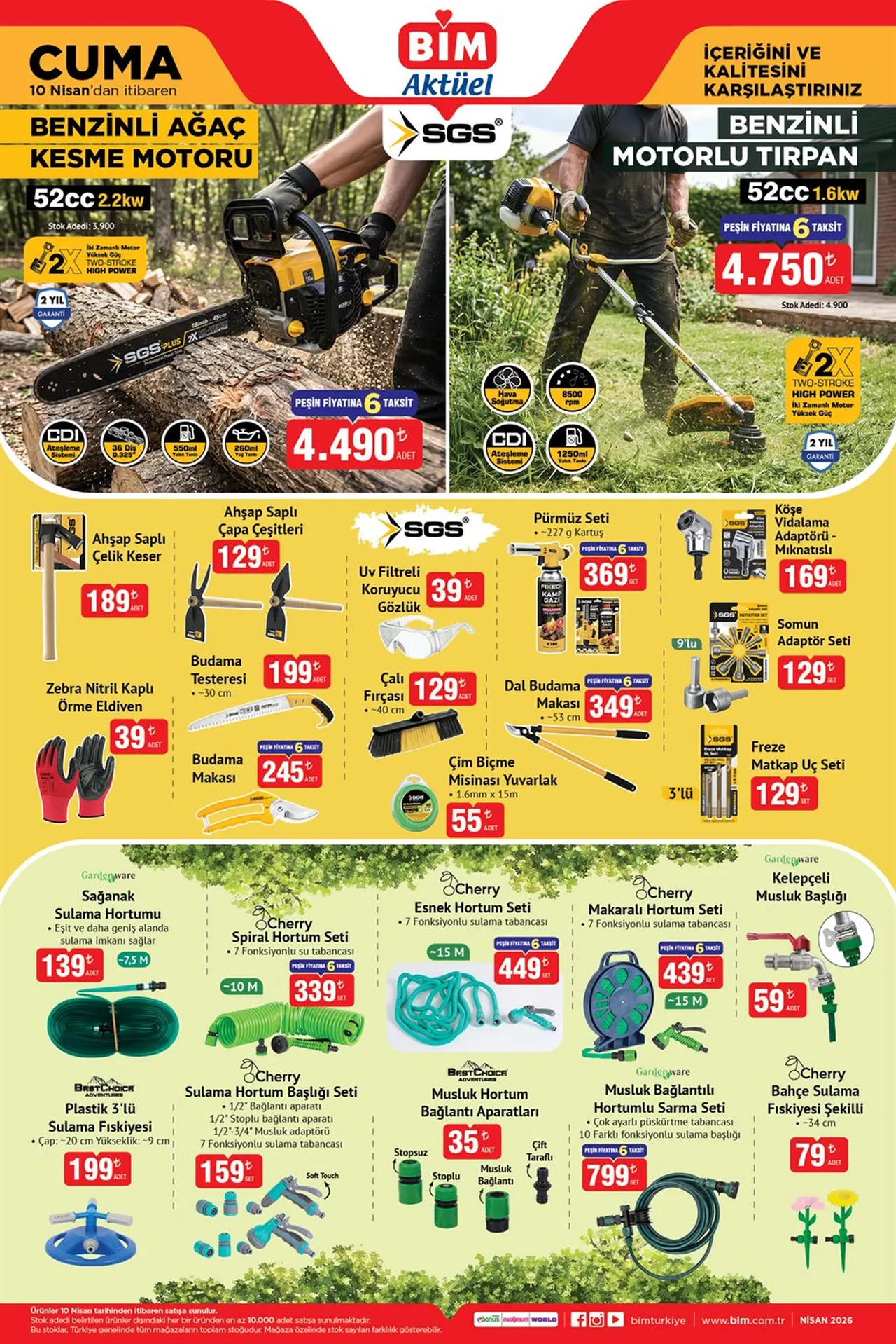 BİM 10 Nisan 2026 kataloğu çıktı! BİM aktüel ürünlerde bu Cuma neler var?