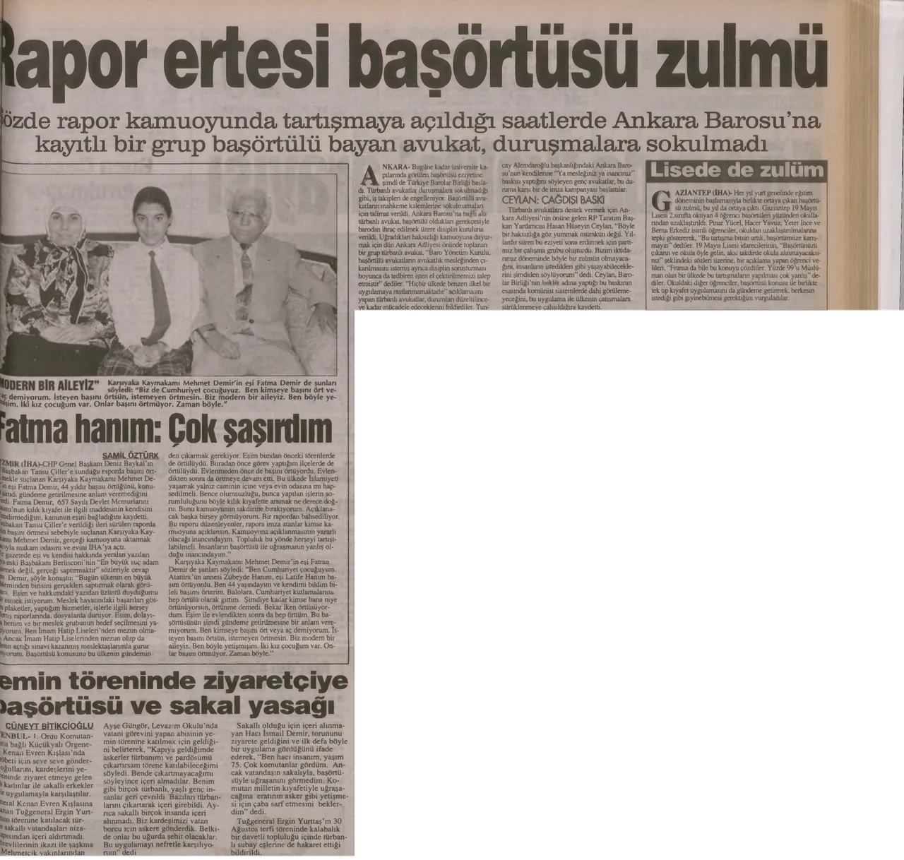 Kaymakamın eşi başörtüsü takıyor! CHPnin sözde fişleme raporu kulisleri nasıl karıştırmıştı