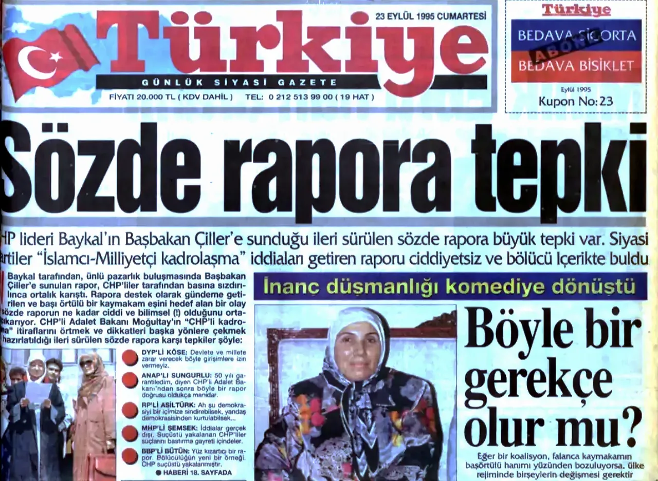 Kaymakamın eşi başörtüsü takıyor! CHPnin sözde fişleme raporu kulisleri nasıl karıştırmıştı