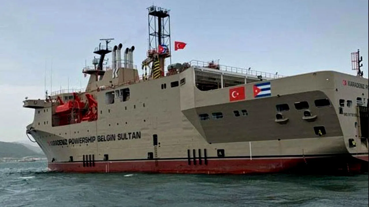 Küba'ya Türk elektriği! “Belgin Sultan” ile aydınlanacaklar