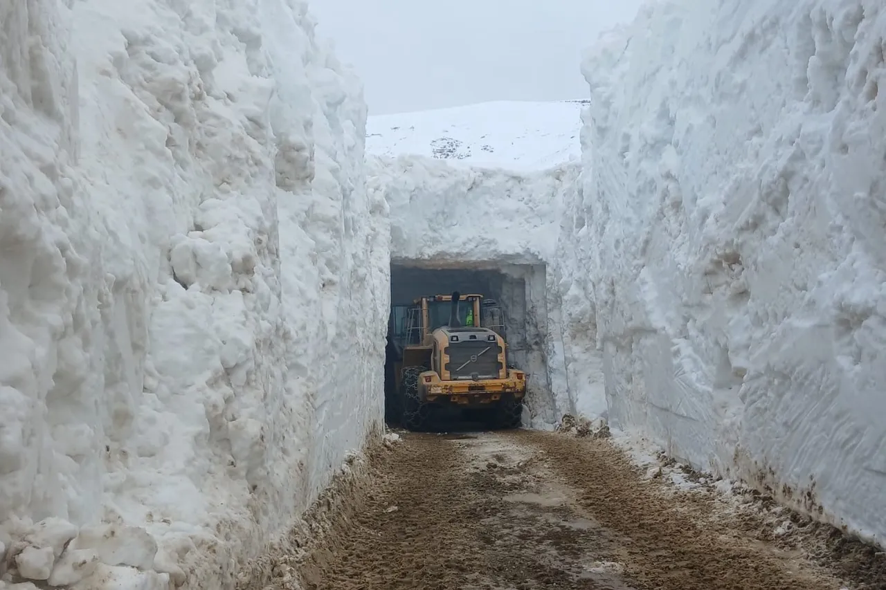 Nisan ayında 4 metrelik kar! Ekipler 7/24 çalışıyor