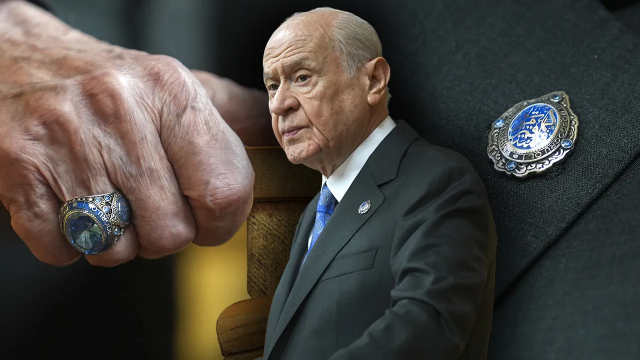 Bahçeli'nin yüzük ve rozetindeki 'ayet' detayı!