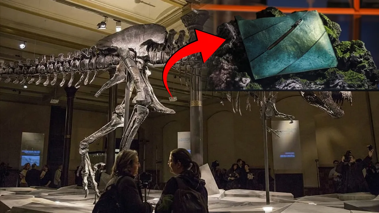 Dünyanın ilk dinozor derisi çantası görücüye çıktı! Fiyatı ise dudak uçuklatacak cinsten