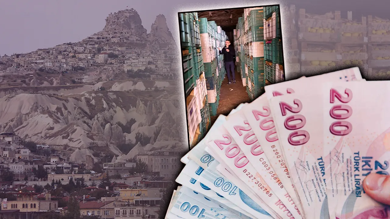 Hasadı Mersin, deposu Nevşehir’de! 66 yıllık mağarada saklanan limonlar 3047 nüfuslu beldenin gelir kapısı oldu 