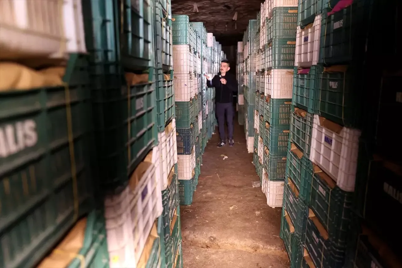 Hasadı Mersin, deposu Nevşehir’de! 66 yıllık mağarada saklanan limonlar 3047 nüfuslu beldenin gelir kapısı oldu