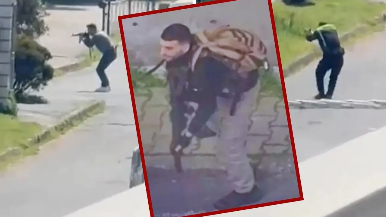 İstanbul'daki İsrail Başkonsolosluğu yakınında silahlı çatışmanın görüntüleri ortaya çıktı