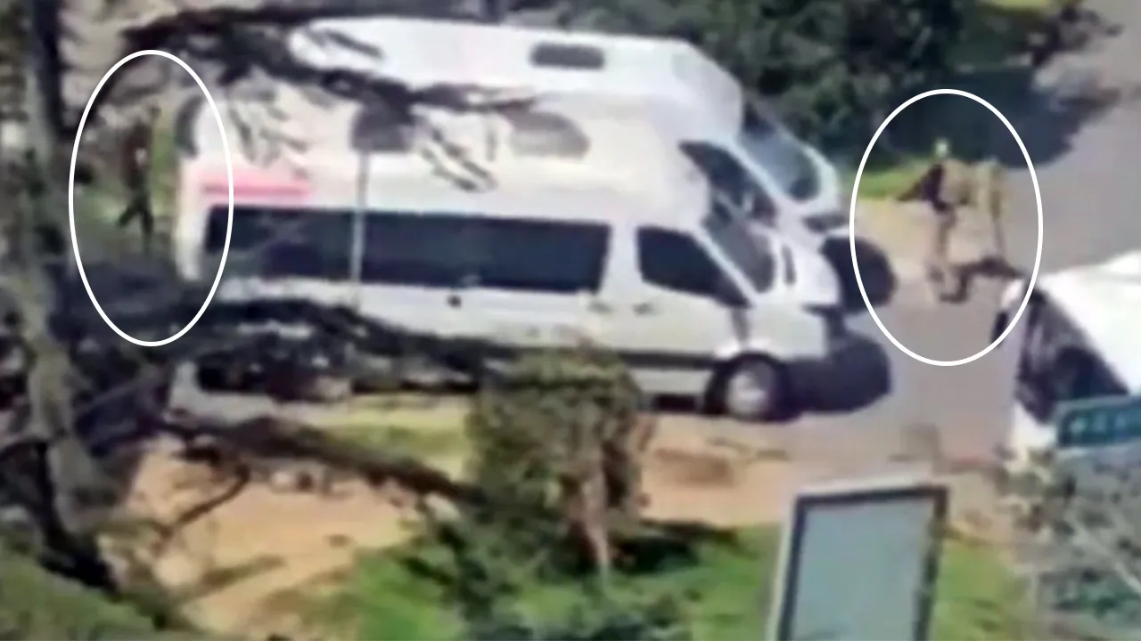 Kahraman polis, teröristi yere yatıp aracın altından vurdu