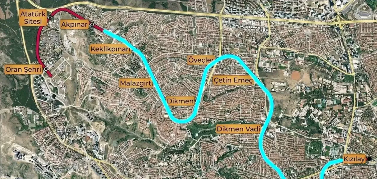 Ankara'ya 4 yeni metro ağı geliyor! 44 kilometre uzunluğunda, 30'dan fazla durak olacak