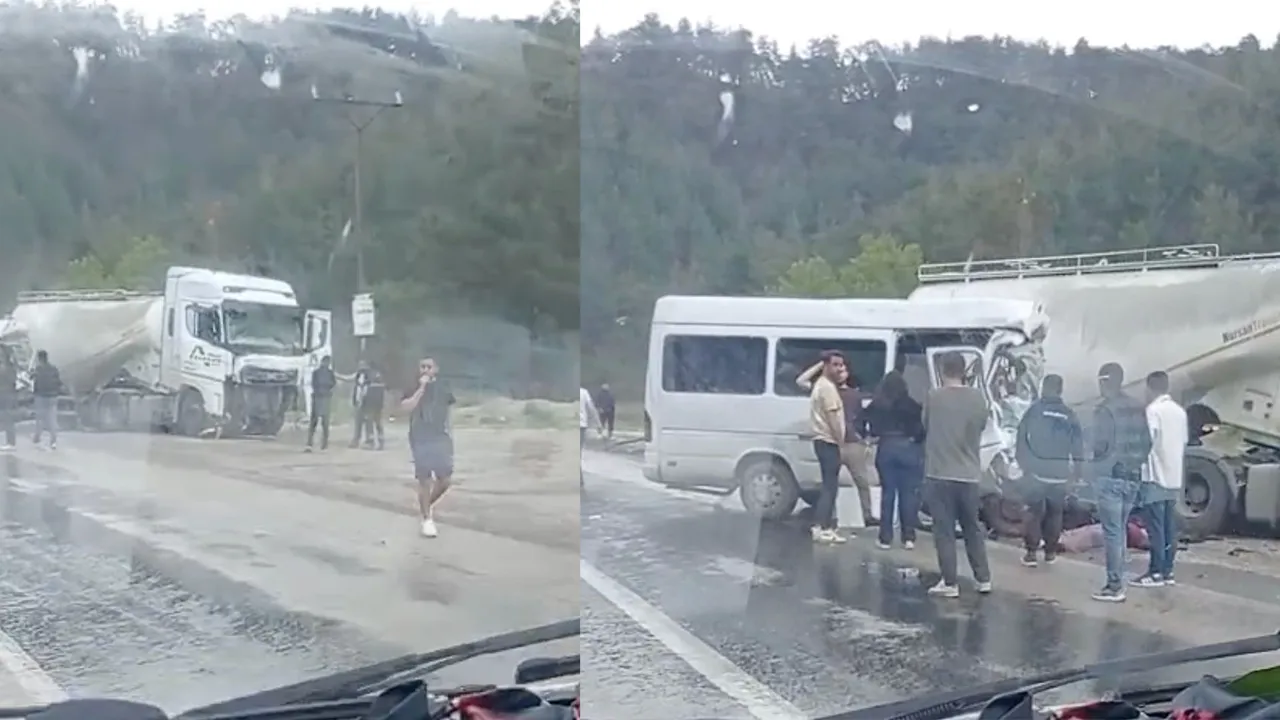 Antalya- Isparta karayolunda kaza! Çok sayıda ölü ve yaralı var