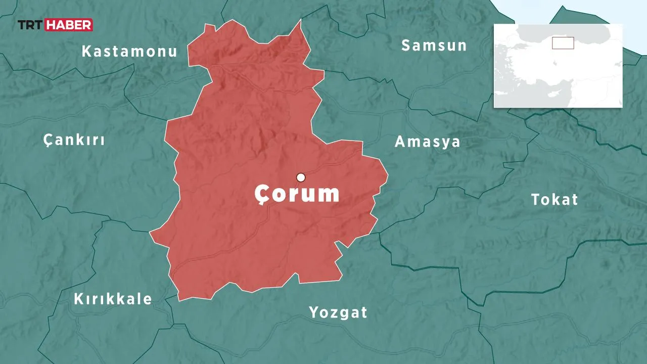 Çorumda deprem mi oldu? 8 Nisan AFAD deprem son dakika