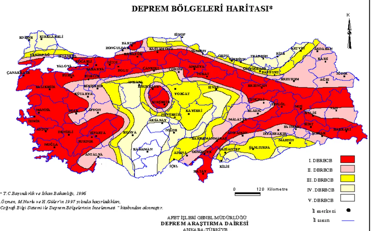 Çorum'dan fay hattı geçiyor mu? Çorum deprem fay hattı haritası