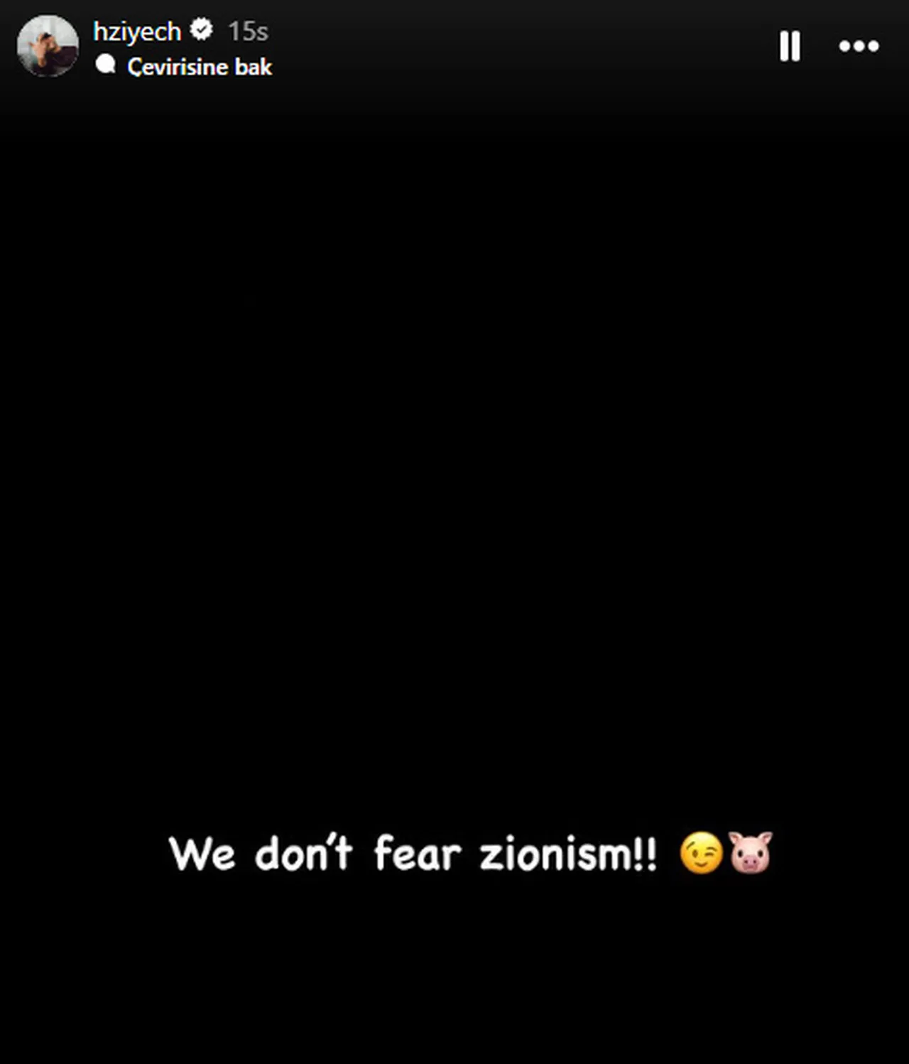 Hakim Ziyrch'in Instagram paylaşımı