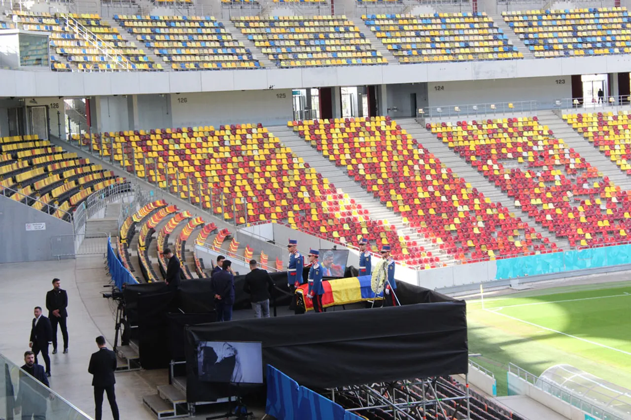 Ulusal Arena Stadı'ndaki törenden