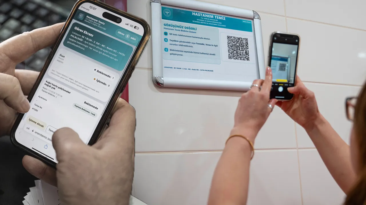 Hastanelerde yeni dönem! QR kod ile 7 dakikada dönüş sağlanıyor