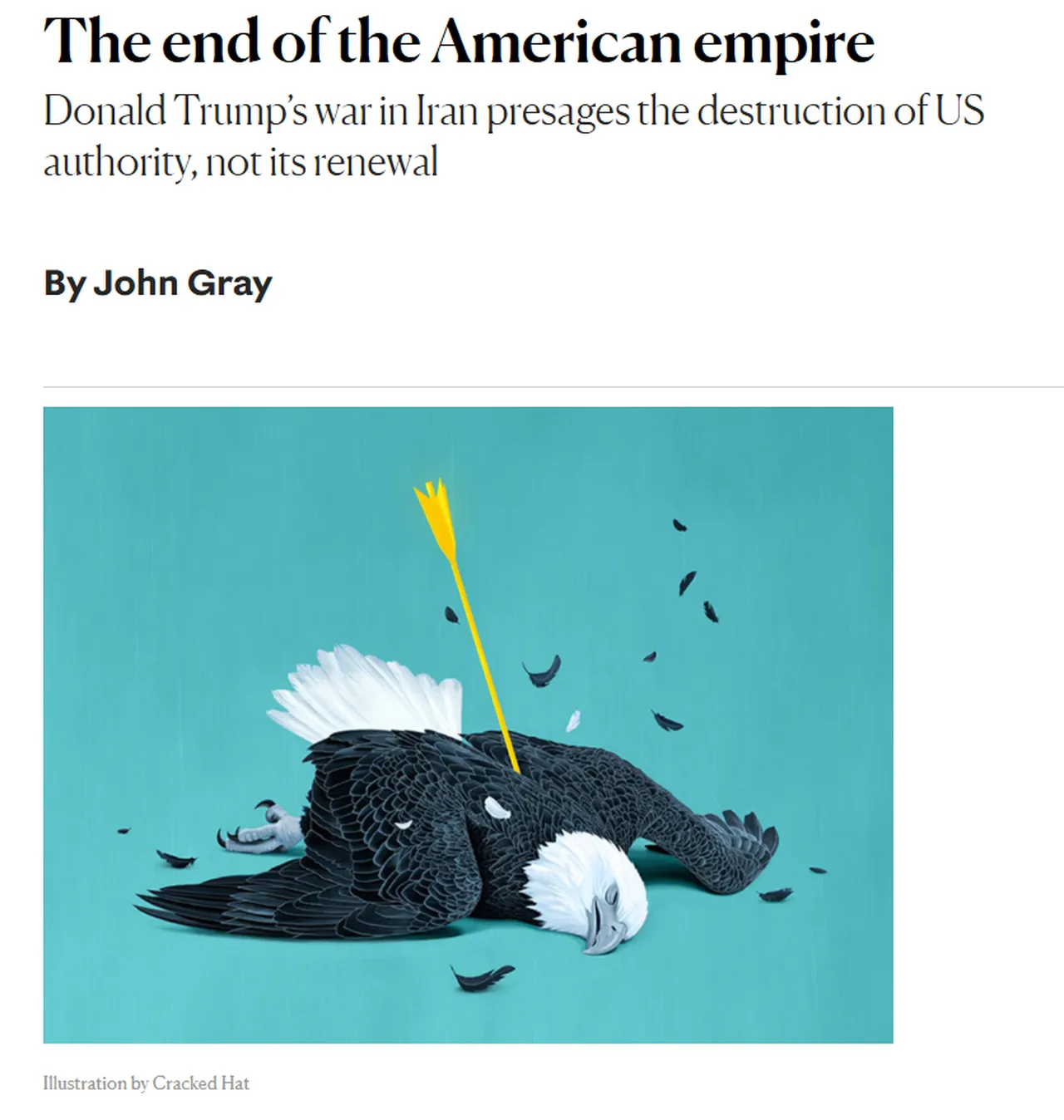 İngiliz dergisinden Trumpı çıldırtacak analiz! Kartal kapağı dikkatlerden kaçmadı: Geri dönüşü olmayan yol