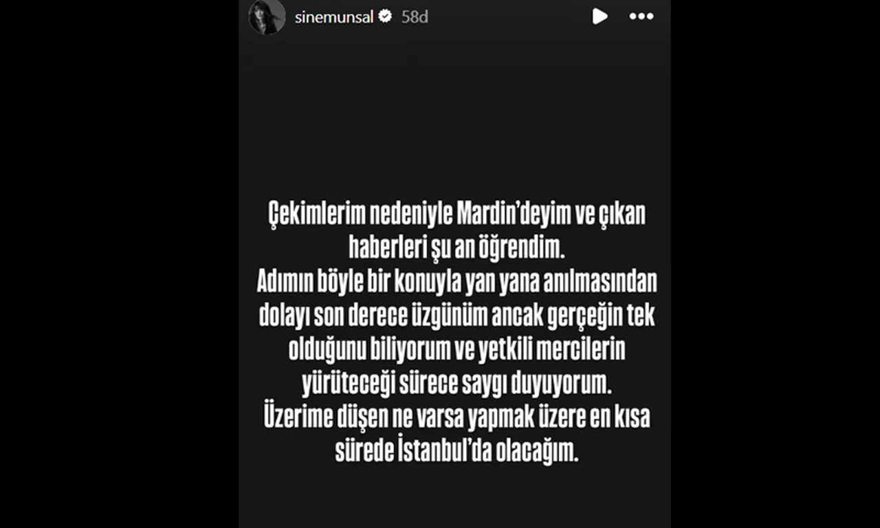 Uzak Şehir oyuncusu Sinem Ünsal ifade için İstanbul’a geliyor! İşte ilk açıklama