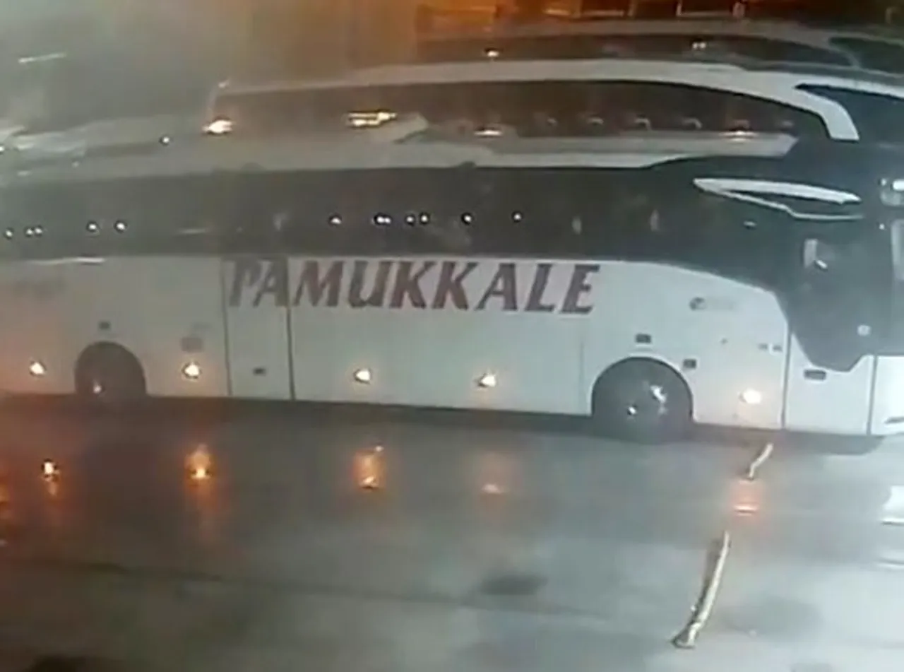 3 kişiyi ölmüş, 30 kişi yaralanmıştı! Yolcu otobüsünün otogar görüntüsü ortaya çıktı