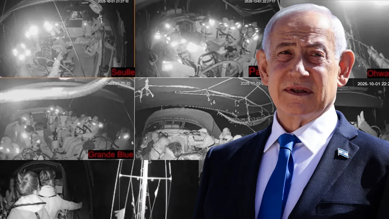 Netanyahu'dan skandal Sumud sözleri! Aktivistlerle alay etti: YouTube'dan izlemeye devam edecekler