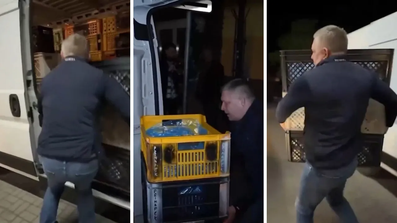 Slovakya Başbakanından dikkat çeken 1 Mayıs mesaisi! Gece vardiyasında ekmek dağıttı