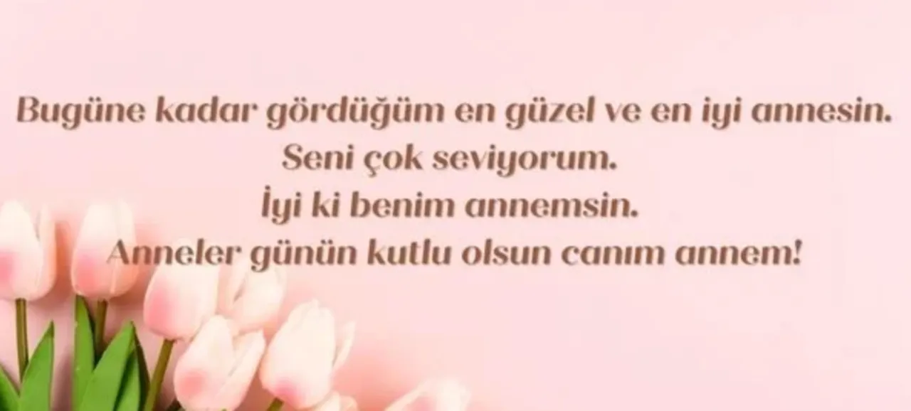 en güzel anneler günü mesajları