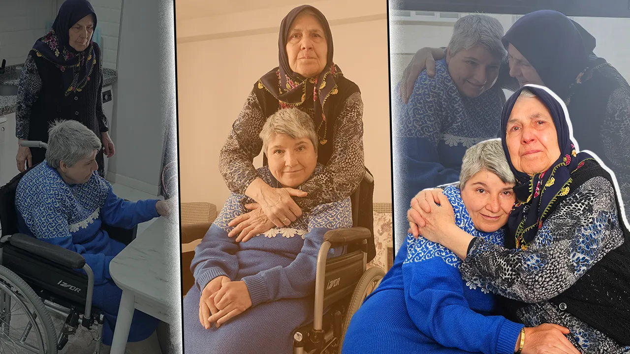 Bir annenin göz yaşartan hikayesi! Engelli kızına gözü gibi bakıyor: Sırtımda sandıkla 5 yıl okula götürdüm 