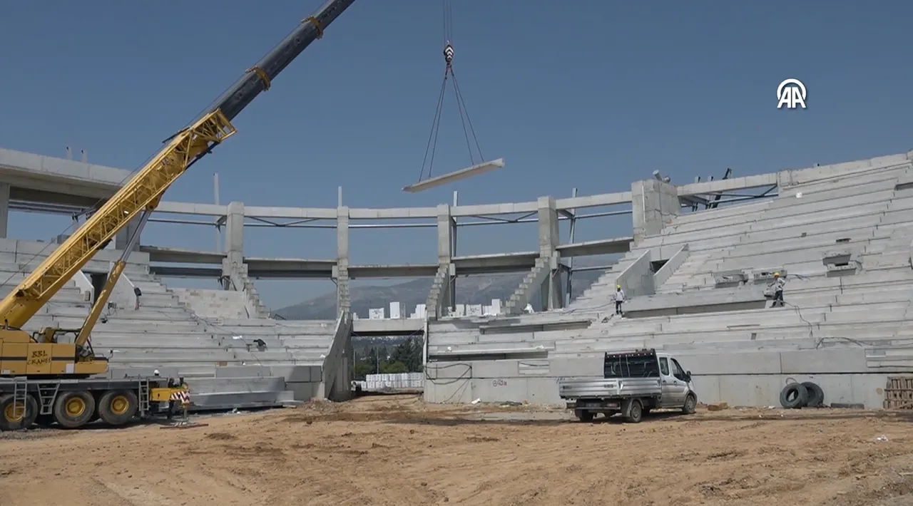 Kahramanmaraş Stadyumu’nun yüzde 35’i hazır! 2027-2028 sezonunda açılacak