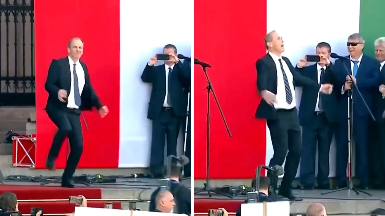Macaristan'da Magyar dönemi başladı! Yeni sağlık bakanının dansı törene damga vurdu