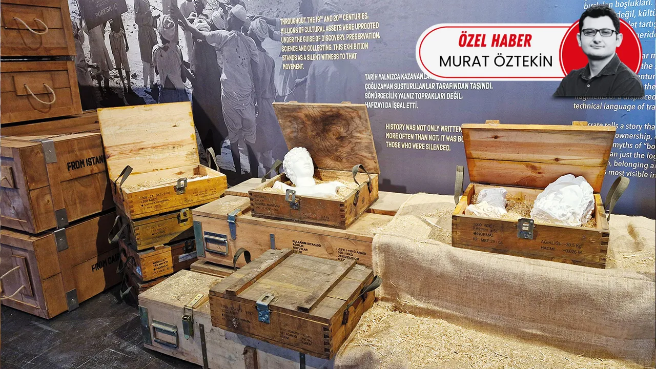 Tarihî eserler değil, hafızamız taşındı! Kültür varlığı yağmacılığına dikkat çeken sergi