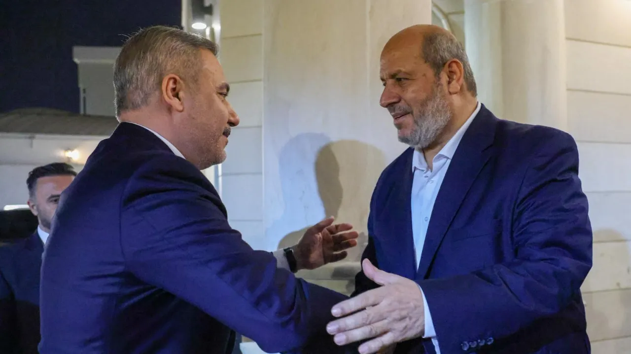 Bakan Fidan'dan Hamas'a taziye ziyareti!