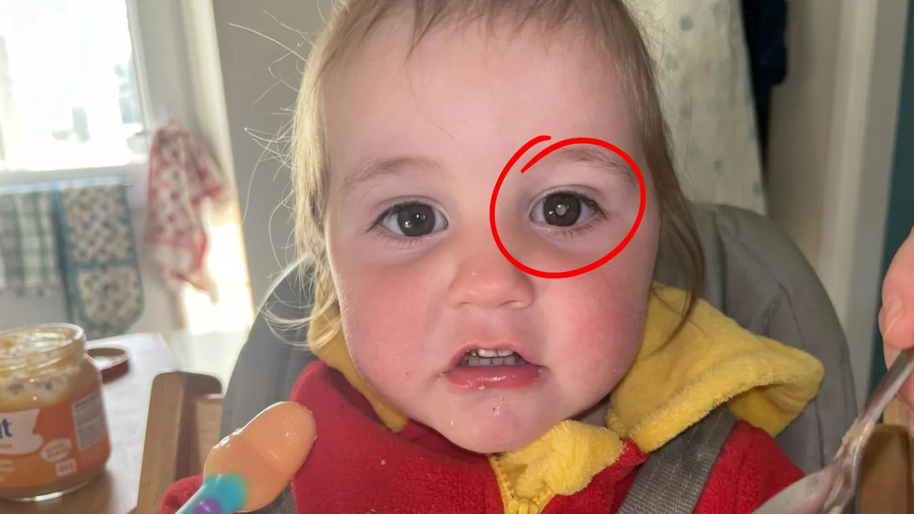 Faciadan döndü! Fotoğraftaki 'parıltı'yı fark eden anne, 14 aylık kızının hayatını kurtardı