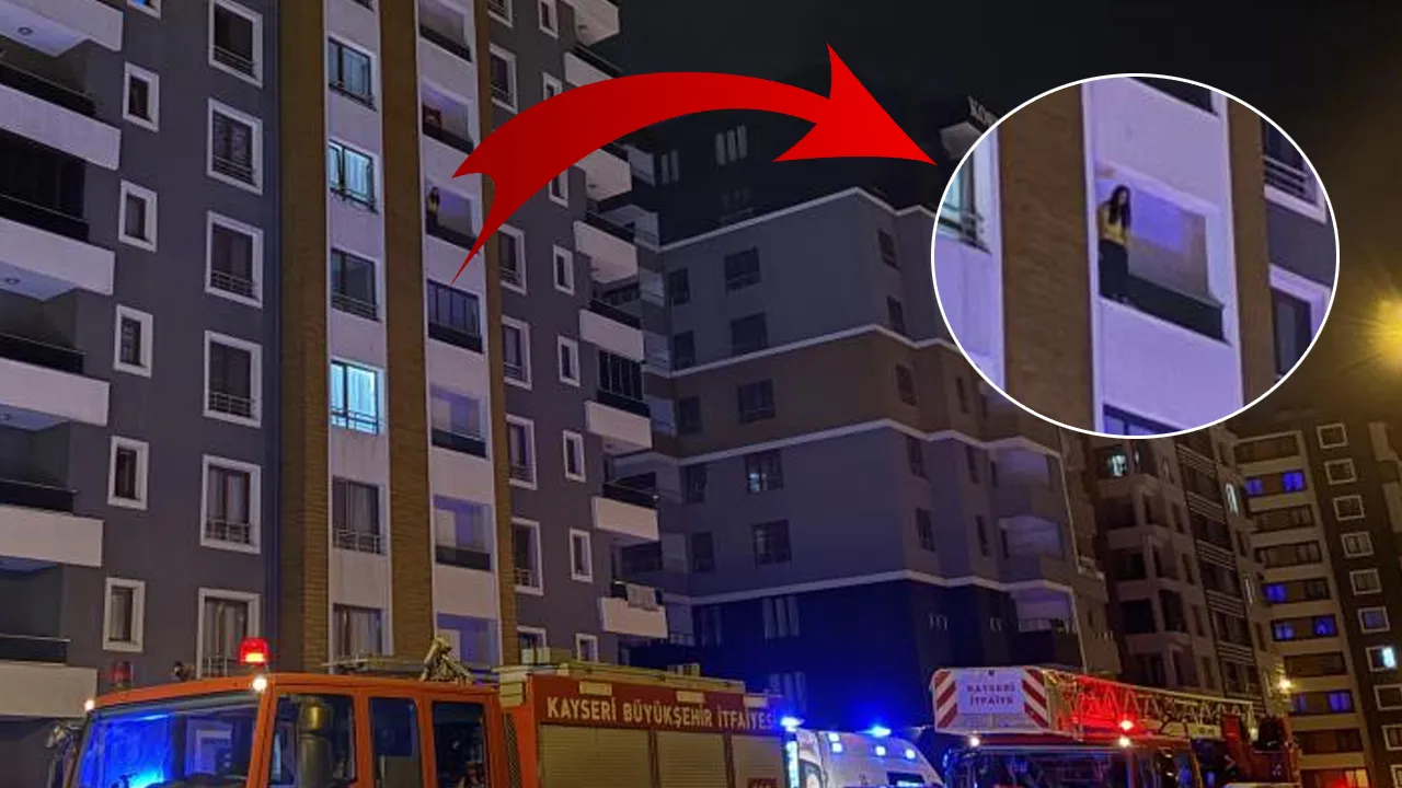 Kayseri'de hareketli anlar! İntihar etmek isteyen kadın ikna edildi
