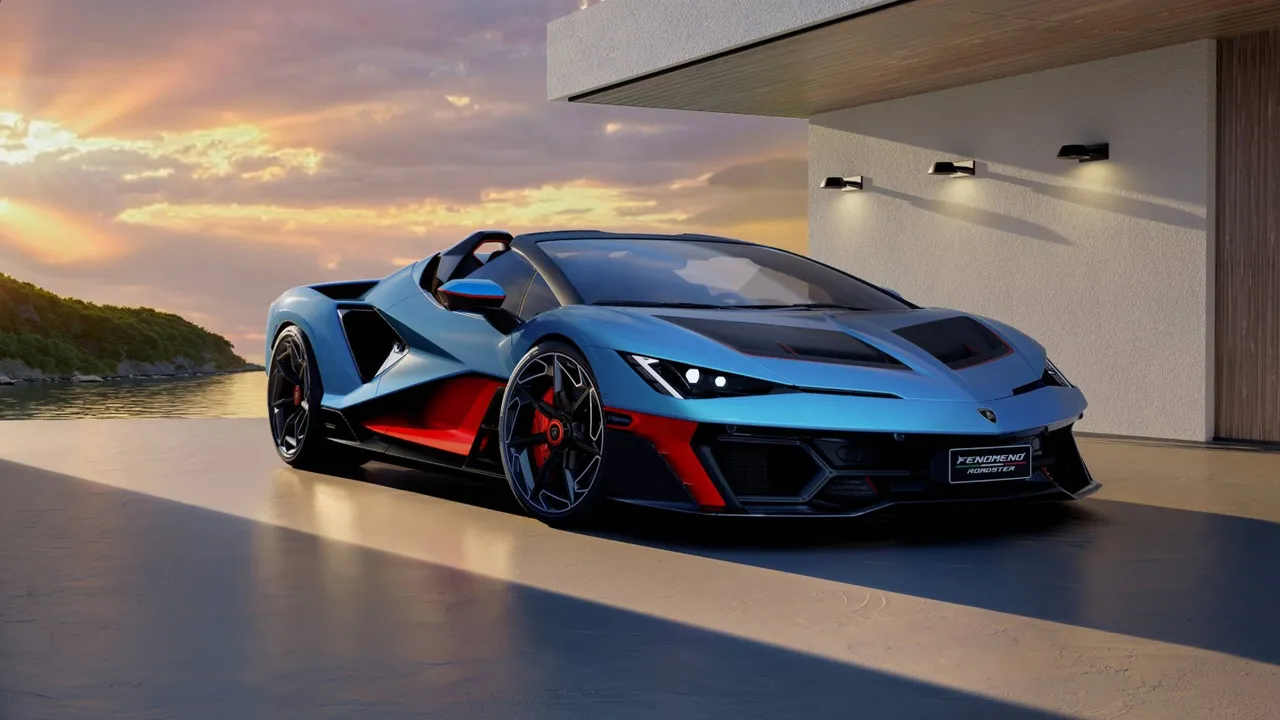 Lamborghini'den koleksiyonluk hiper otomobil: 15 adet üretilecek Fenomeno Roadster tanıtıldı