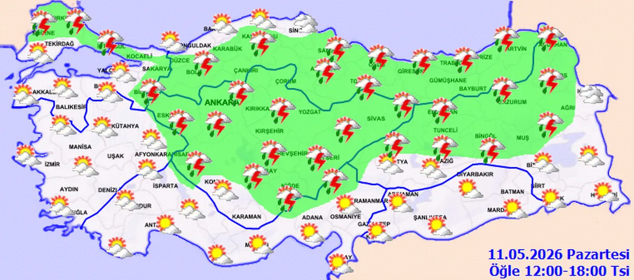 Meteoroloji 14 ili uyardı! ‘Akdeniz’ etkisi kısa sürdü, sağanak geri dönüyor