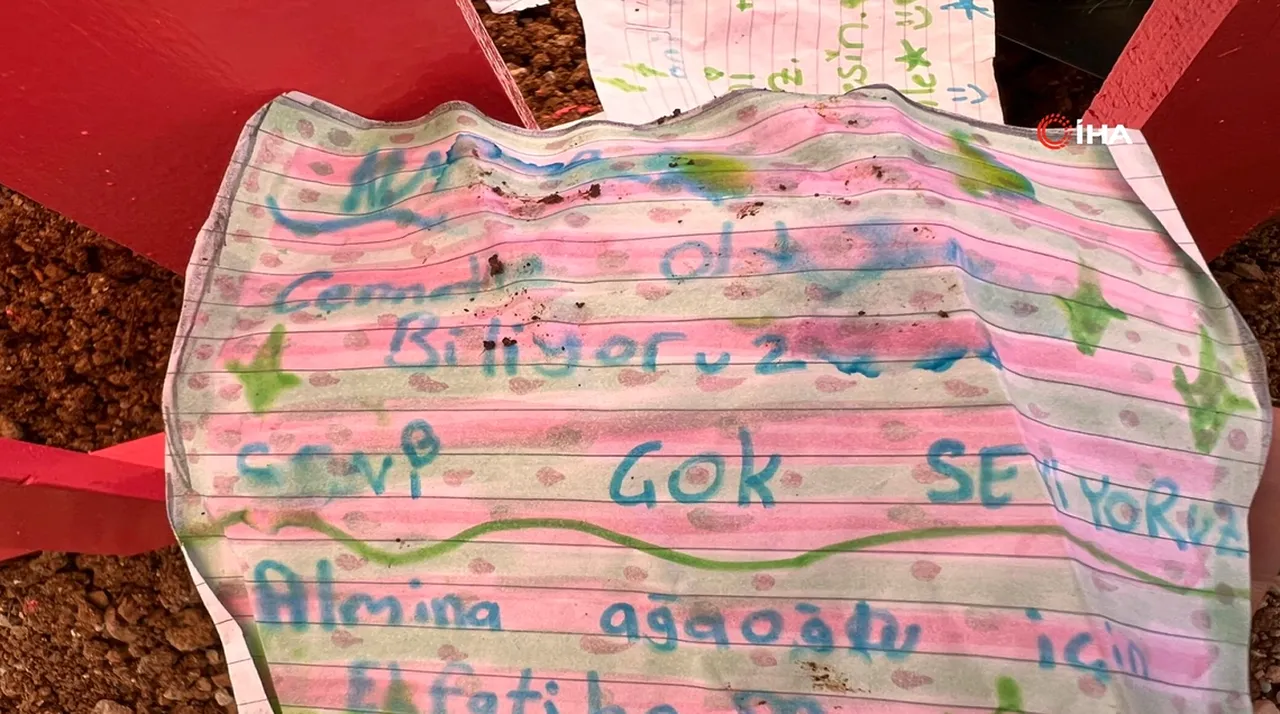 Okul saldırısında ölmüştü! Almina Ağaoğlu’nun mezarı pembeye boyandı…Yürek dağlayan notlar