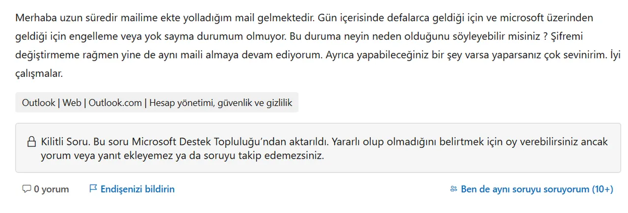 Outlook ve Hotmail kullanıcıları şikâyetçi!