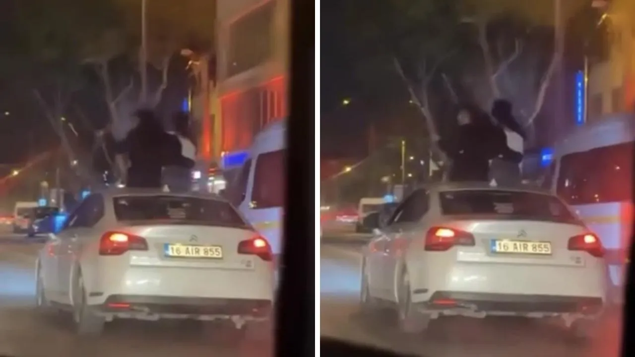 Trafikte 'Pes' dedirten görüntü! Yaptıkları binlerce liraya mal oldu