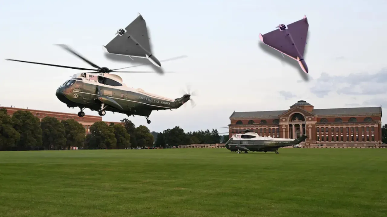 Drone korkusu aklını başından aldı: Trump kuşu görünce panik oldu