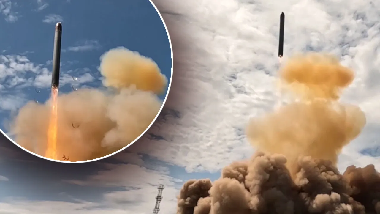 Kıtalararası balistik füze 'Sarmat' test edildi! Putin, 