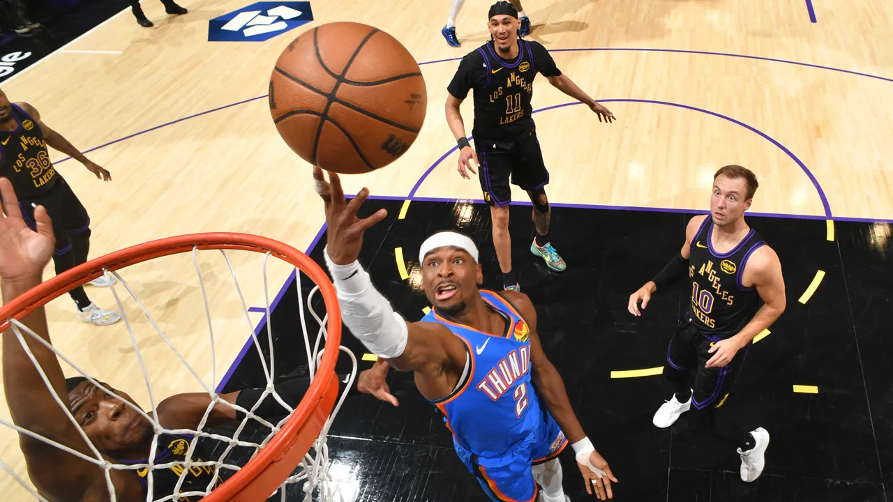 Lakers'ı 4-0'la dağıttı: Thunder, Batı Konferansı finaline çıktı