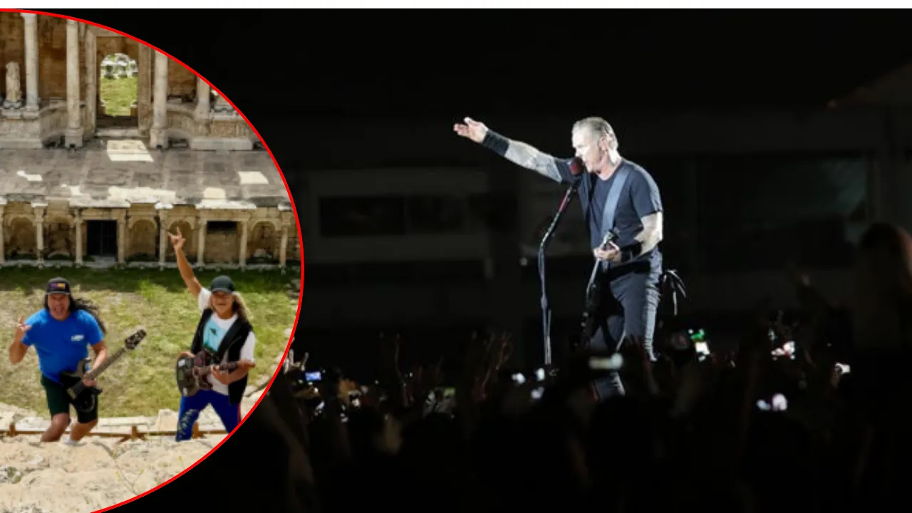 Metallica grubunun üyeleri rotayı Türkiye'ye çevirdi! Gizlice gelip Hierapolis'te poz verdiler: İlham topluyoruz