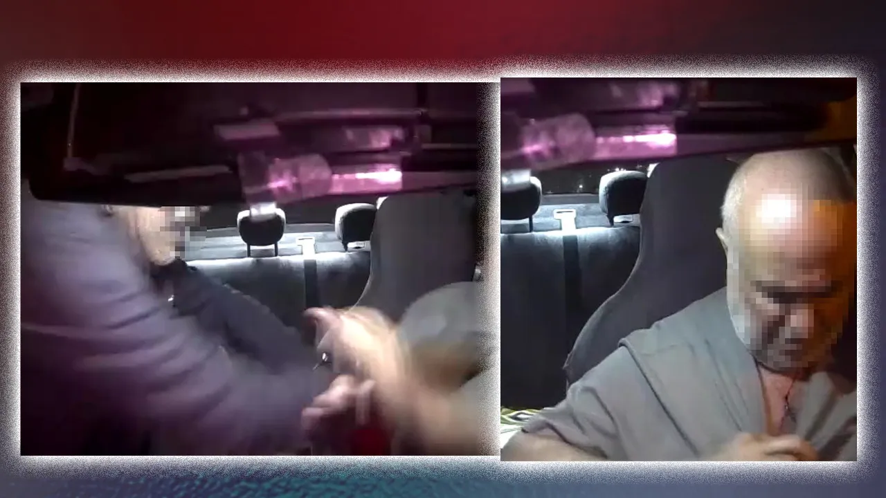 Müşteri gibi bindi, taksiciye dehşeti yaşattı! Korkunç bıçaklı gasp girişimi kamerada 