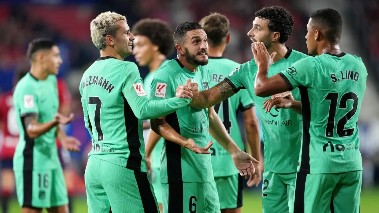 Osasuna - Atletico Madrid maçı hangi kanalda canlı yayınlanacak, saat kaçta? İşte muhtemel 11